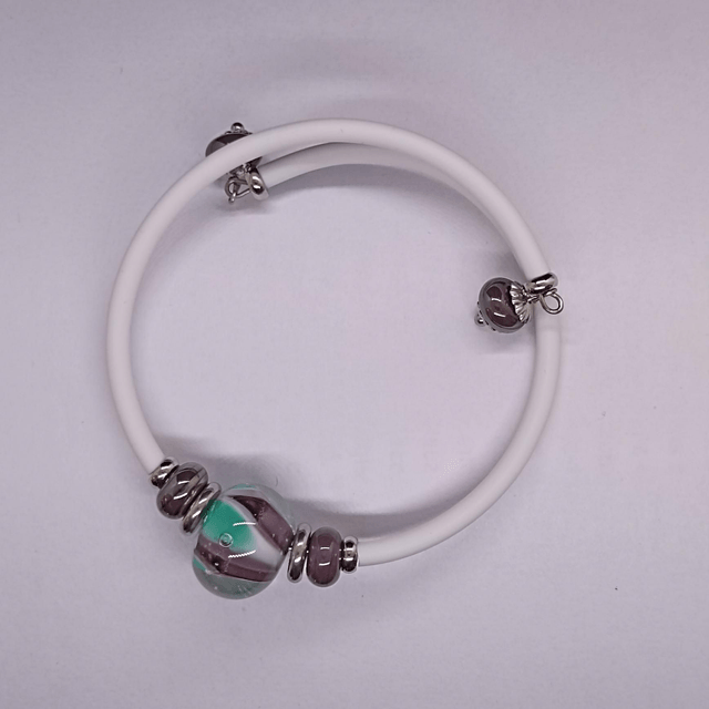 Bracelet duo en verre