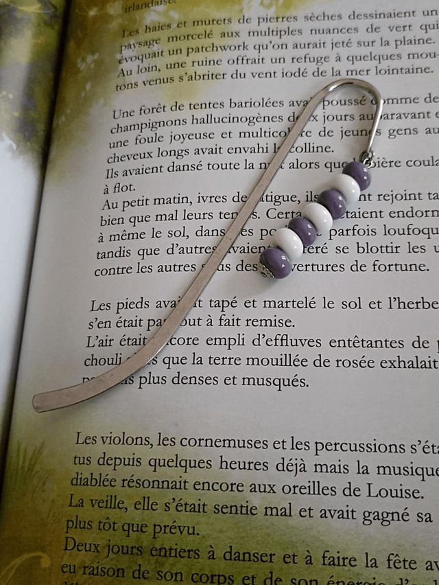 Marque-page en verre 