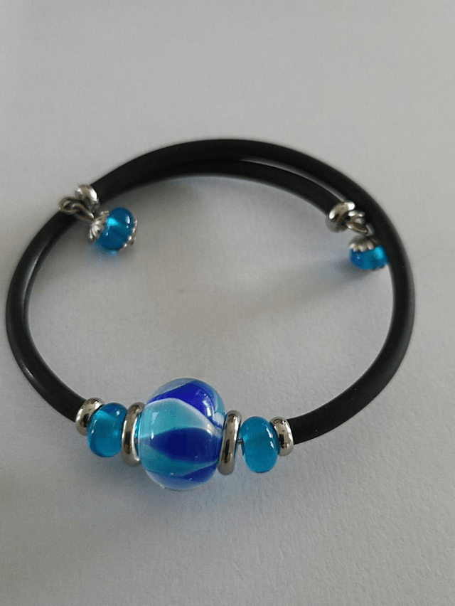 Bracelet duo en verre 