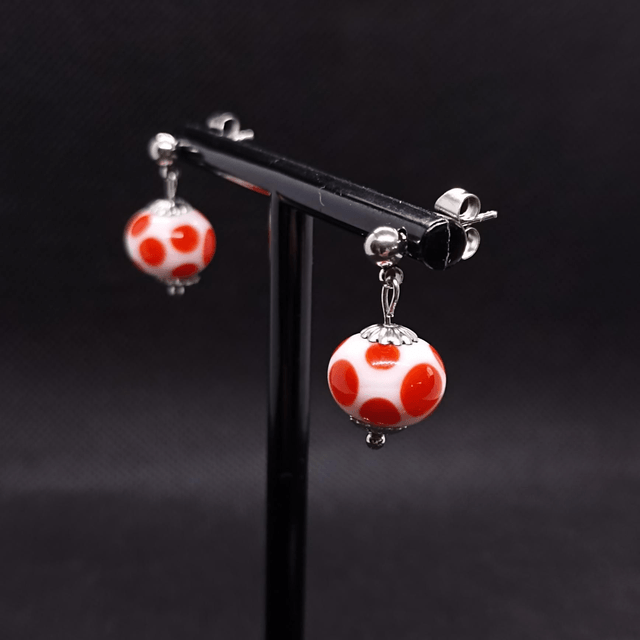 Boucles d'oreilles petit pois 