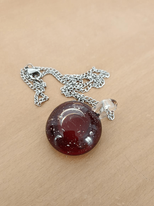 Collier galaxy ambre
