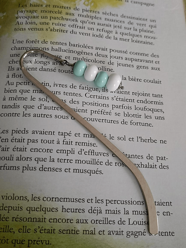 Marque-page en verre