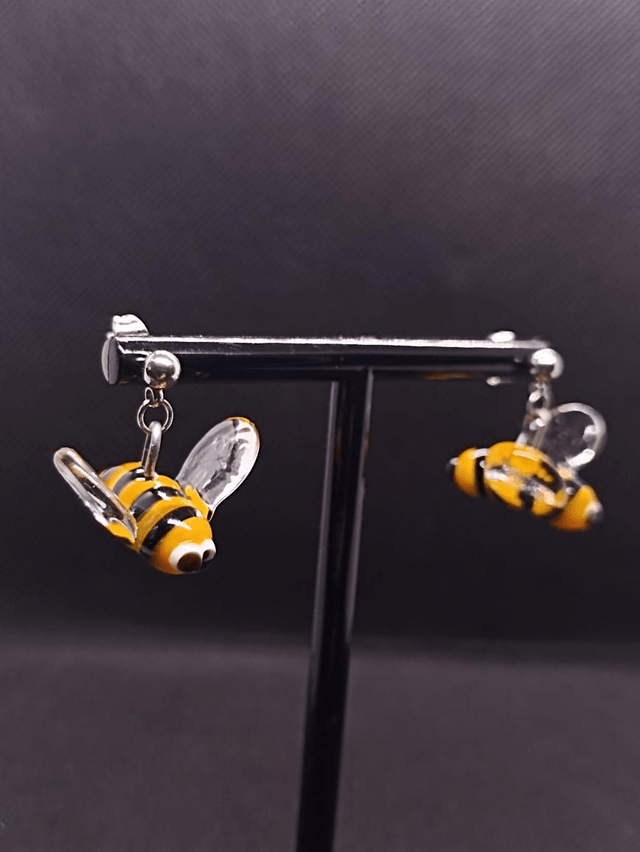 Boucles d'oreilles en verre