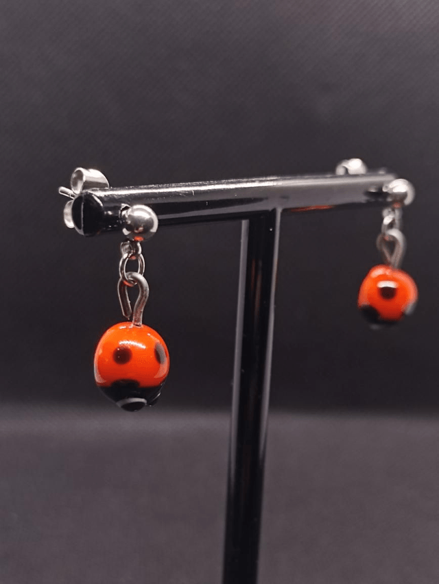 Boucles d'oreilles Coccinelle 