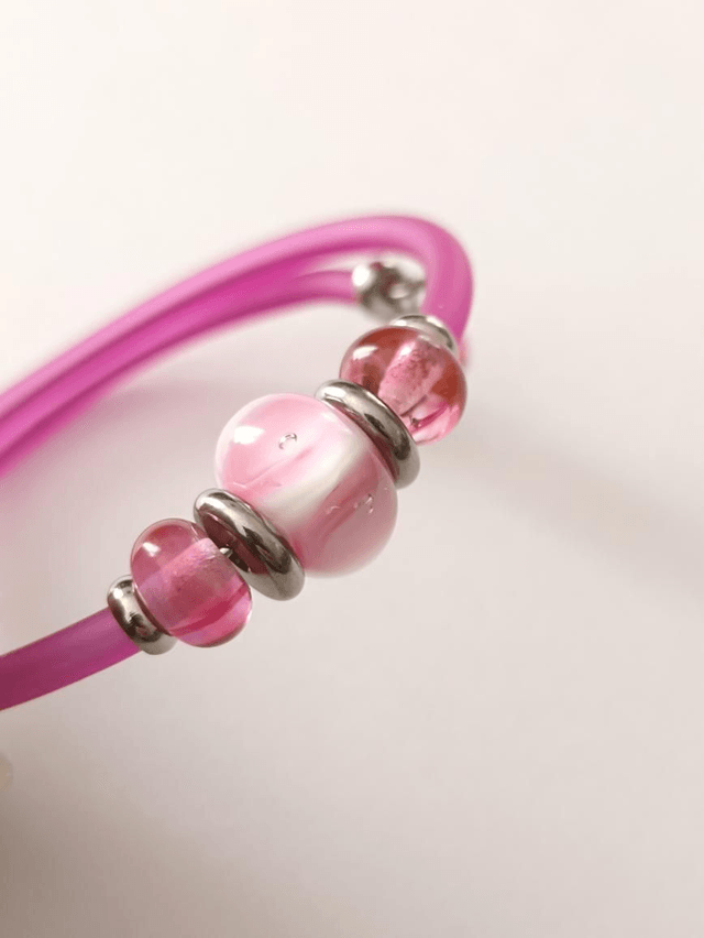 Bracelet Girly en verre 