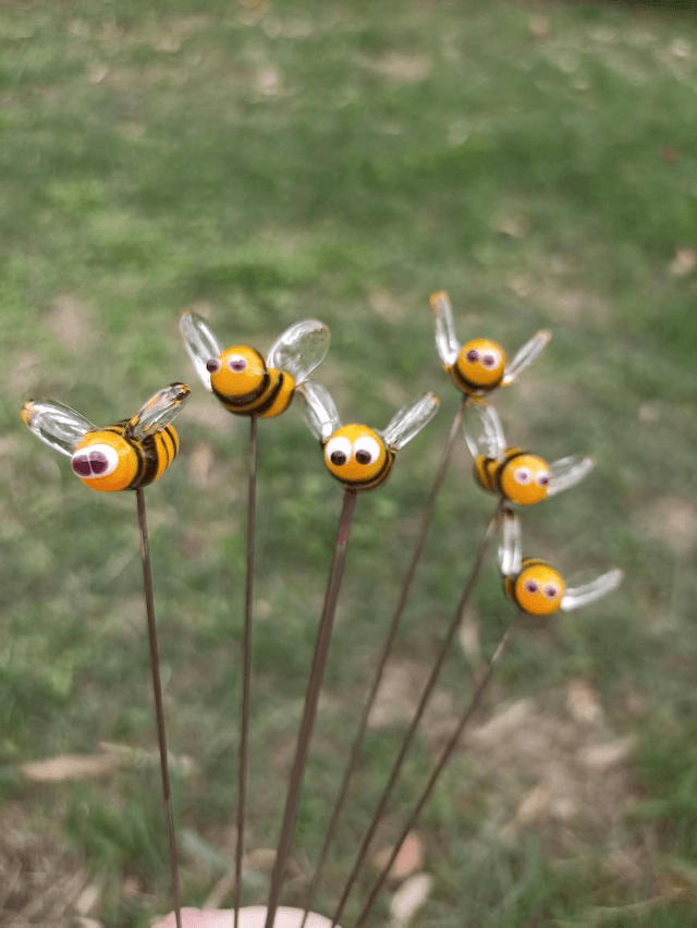 Abeille en verre 
