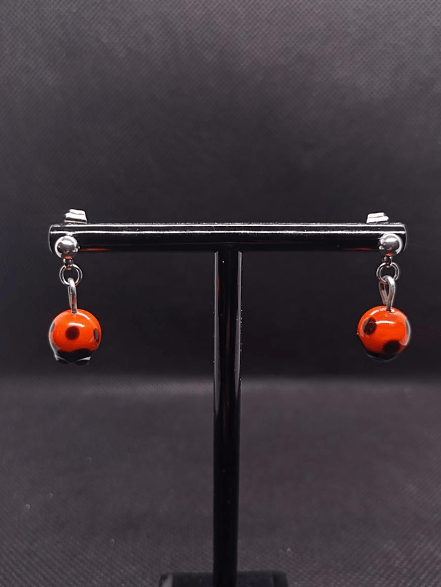 Boucles d'oreilles Coccinelle 