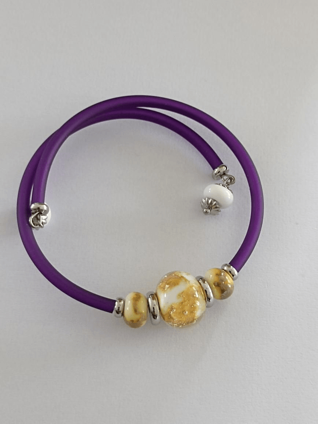 Bracelet en verre Sable 