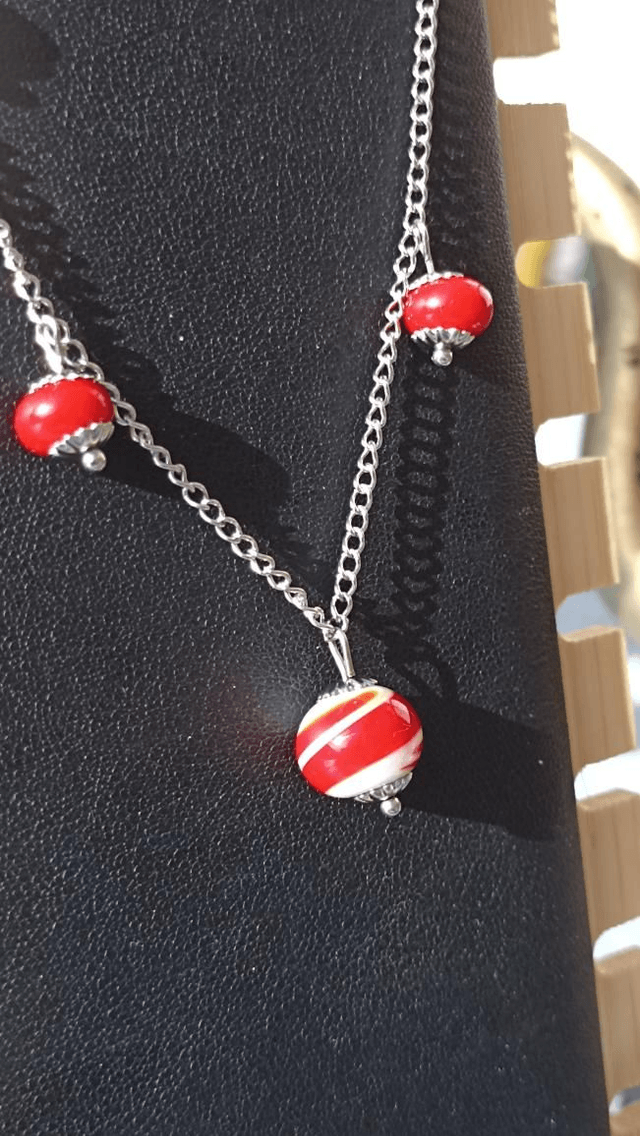 Collier en verre 