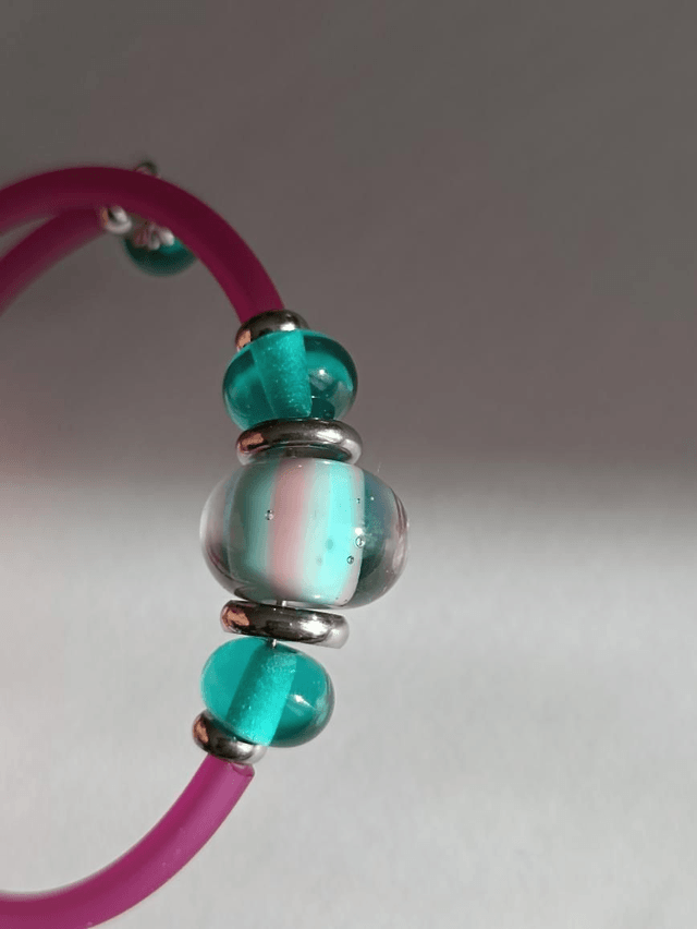 Bracelet en perles de verre 