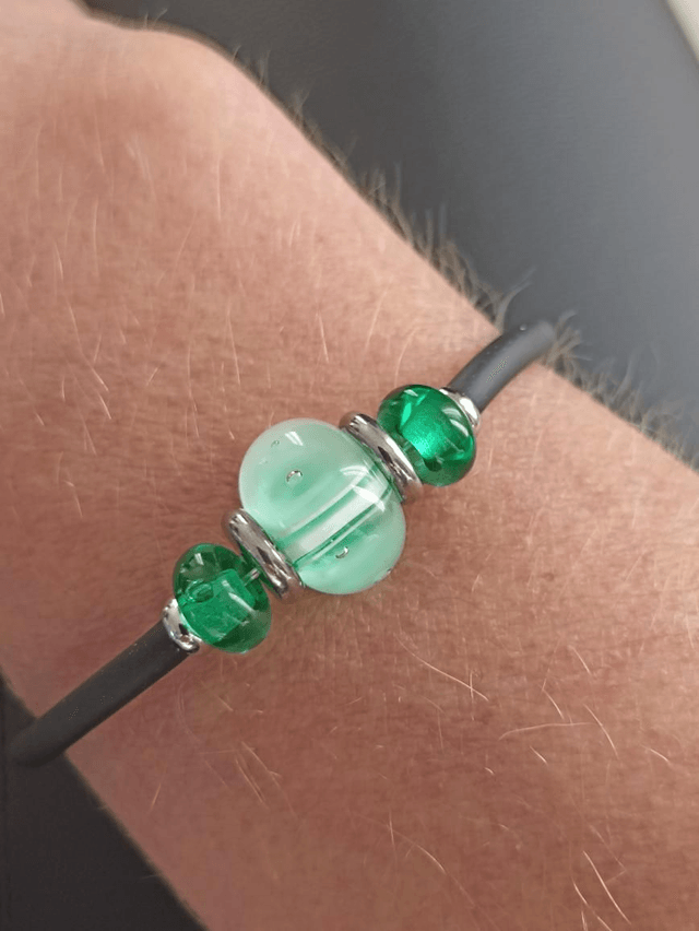 Bracelet en perles de verre 
