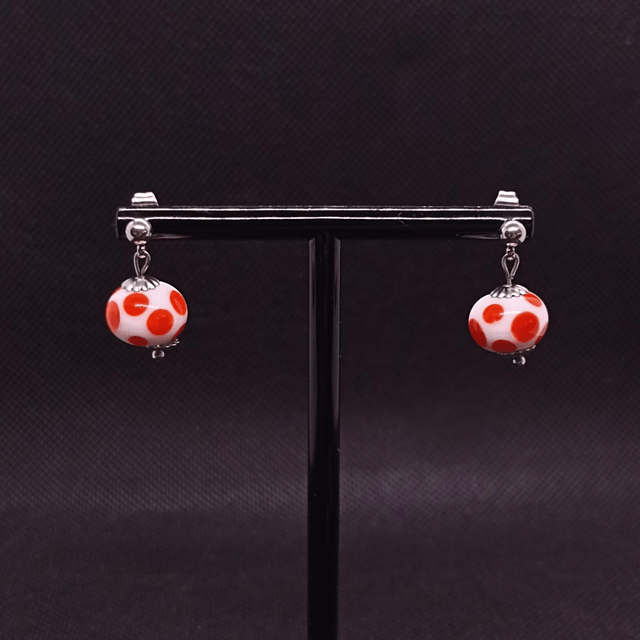 Boucles d'oreilles petit pois 
