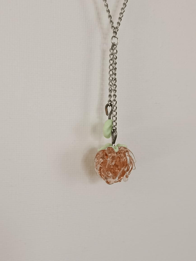 Collier en verre filé au chalumeau 