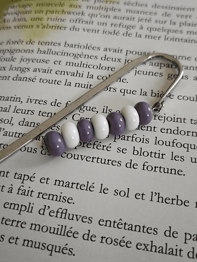 Marque-page en verre 