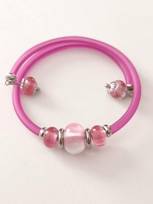 Bracelet Girly en verre 