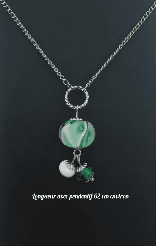 Sautoir en verre de Murano 