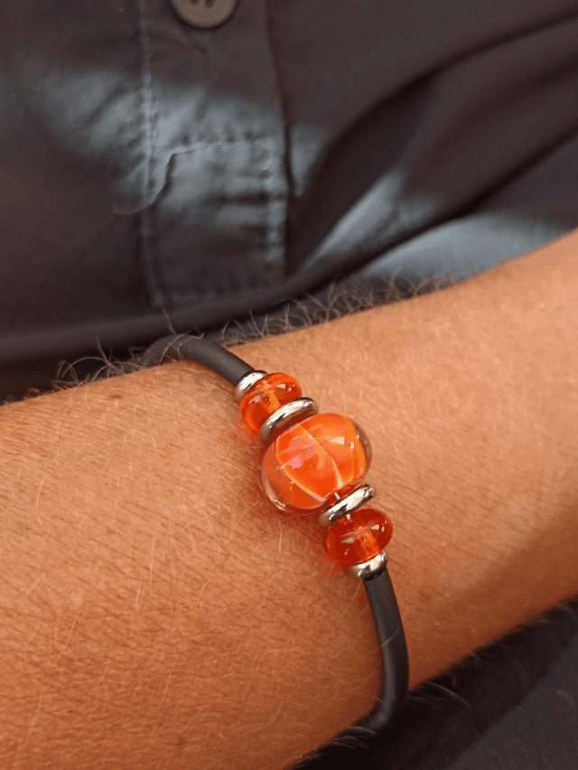 Bracelet en verre rigide 
